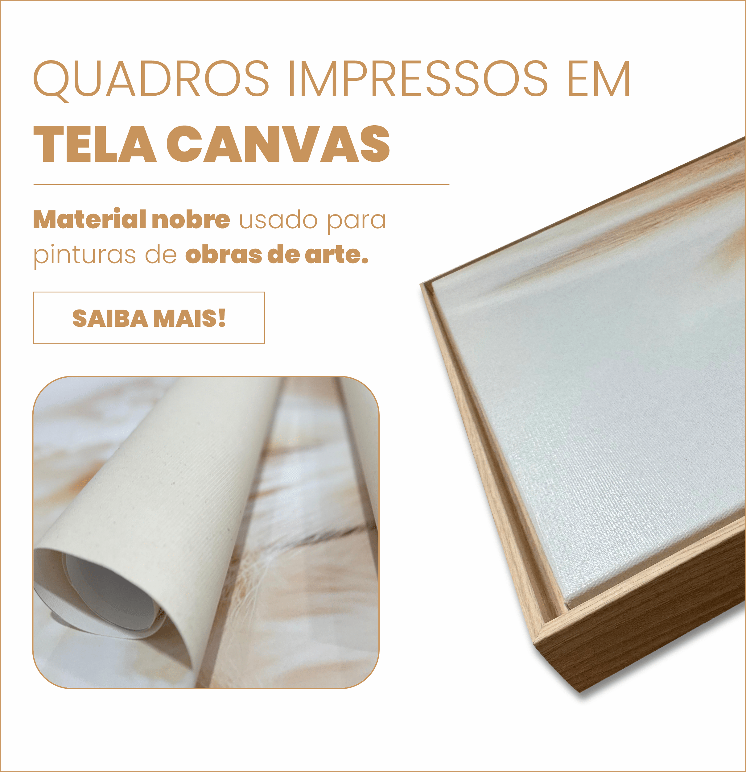 Banner Quadro Canvas Mobile